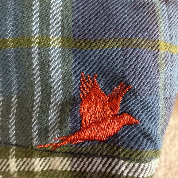 Orvis Heavy Flannel Hidden Button Down Collar Shirt - Picture 3 of 5